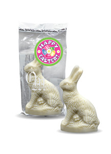 Easter Bunny Solid White Chocolate - Small