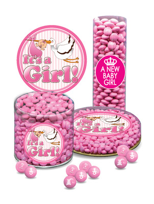 It's A Girl M&M Candy Gifts