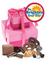 Brighten Your Day 2 Tier Gift of Treats - Pink