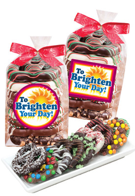 Brighten Your Day Chocolate Pretzel 8pc Bag