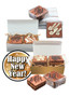 Happy New Year Brownies 2Pc Boxes