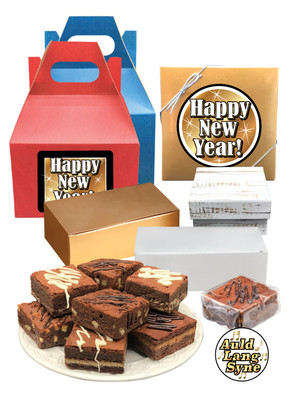 Happy New Year Brownie Gifts