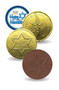 Hanukkah Chocolate Gelt Coins - zoomed