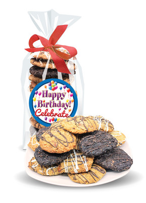 Happy Birthday Crispy & Chewy Artisan Cookie Bag