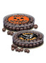 Halloween Dark Chocolate Sea Salt Caramels - Flat Canister