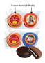 Thanksgiving Chocolate Oreo Photo Place Settings - Custom Labels