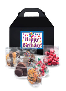 Birthday Gable Box of Treats - Black