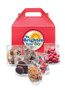 Brighten Your Day Gable Box of Treats - Red