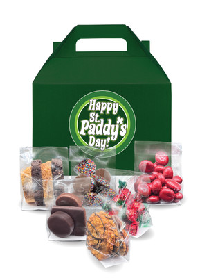 St. Patrick's Day Gable Box of Treats - Green