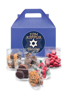 Yom Kippur Gable Box of Treats - Blue
