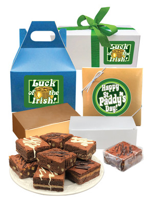 St Patrick's Day Brownie Gifts