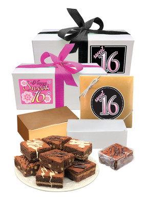 Sweet 16 Brownie Gifts