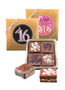 Sweet 16 Brownie Gifts - 4pc Boxes