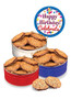 Happy Birthday Florentine Lacey Cookies Tin