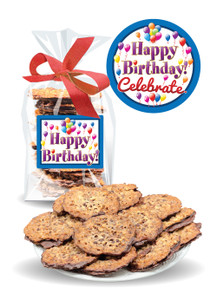 Happy Birthday Florentine Lacey Cookies