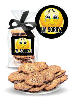 I'm Sorry Florentine Lacey Cookies
