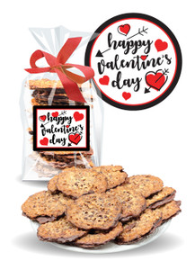 Valentine's Day Florentine Lacey Cookies