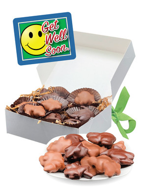 Get Well Chocolate Turtles - Large Box