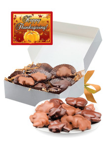 Thanksgiving Chocolate Turtles - Large Box