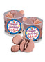 Happy Birthday Chocolate Dipped Potato Chips - Wide Canister