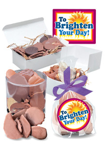 Brighten Your Day Chocolate Dipped Potato Chips - 