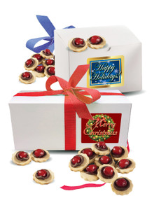Christmas/Holiday Chocolate Cherry Butter Cookie Boxed