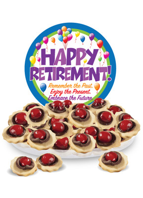 Retirement Chocolate Cherry Butter Cookies