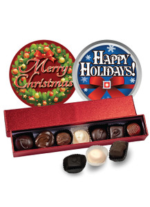 Christmas/Holiday Chocolate Candy Sparkle Box