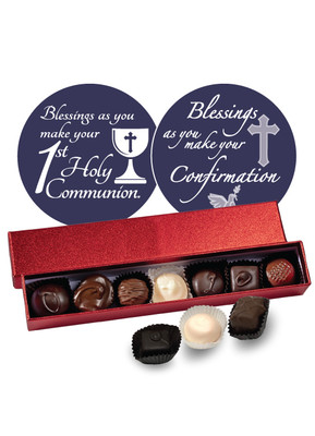 Communion/Confirmation Chocolate Candy Sparkle Box