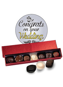 Wedding Chocolate Candy Sparkle Box