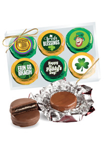 St Patrick's Day Cookie Talk Chocolate Oreo 6pc Box