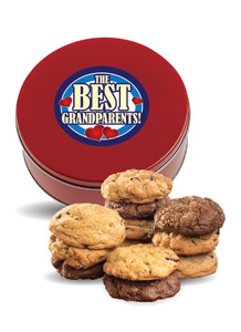 Grandparents Assorted Cookie Scones - Red Tin