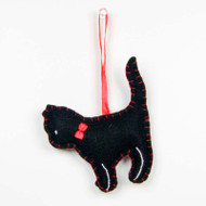 Black Kitty Ornament
