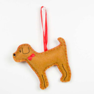 Brown Puppy Ornament