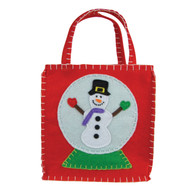 Snowman Snow Globe Gift Bag