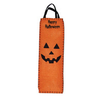 Jack O'Lantern Wine Bag