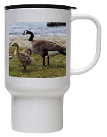 Geese Polymer Plastic Travel Mug