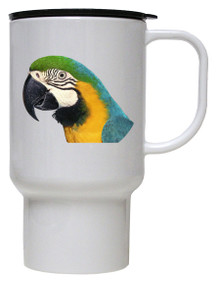 Macaw Polymer Plastic Travel Mug