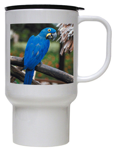 Macaw Polymer Plastic Travel Mug