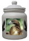 Hawk Ceramic Color Cookie Jar