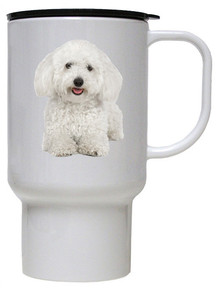 Bichon Polymer Plastic Travel Mug