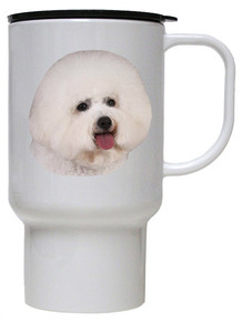 Bichon Polymer Plastic Travel Mug