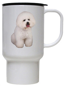 Bichon Polymer Plastic Travel Mug