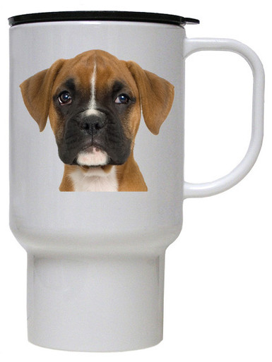 Boxer Polymer Plastic Travel Mug