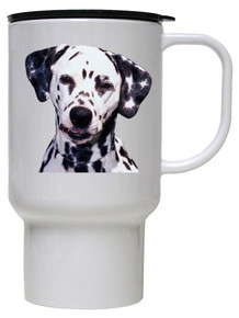 Dalmatian Polymer Plastic Travel Mug
