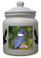 Belted Kingfisher Ceramic Color Cookie Jar