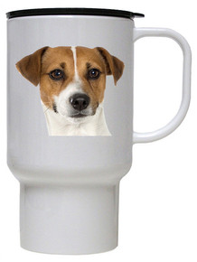 Jack Russell Terrier Polymer Plastic Travel Mug