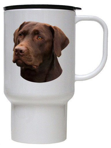 Labrador Retriever Polymer Plastic Travel Mug
