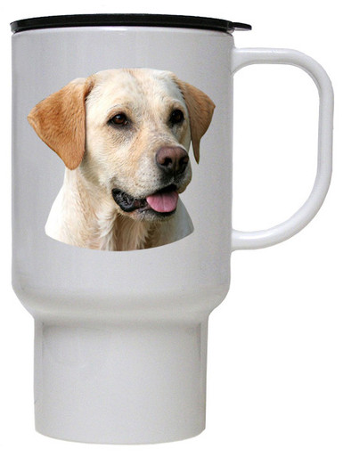 Labrador Retriever Polymer Plastic Travel Mug