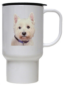 West Highland Terrier Polymer Plastic Travel Mug